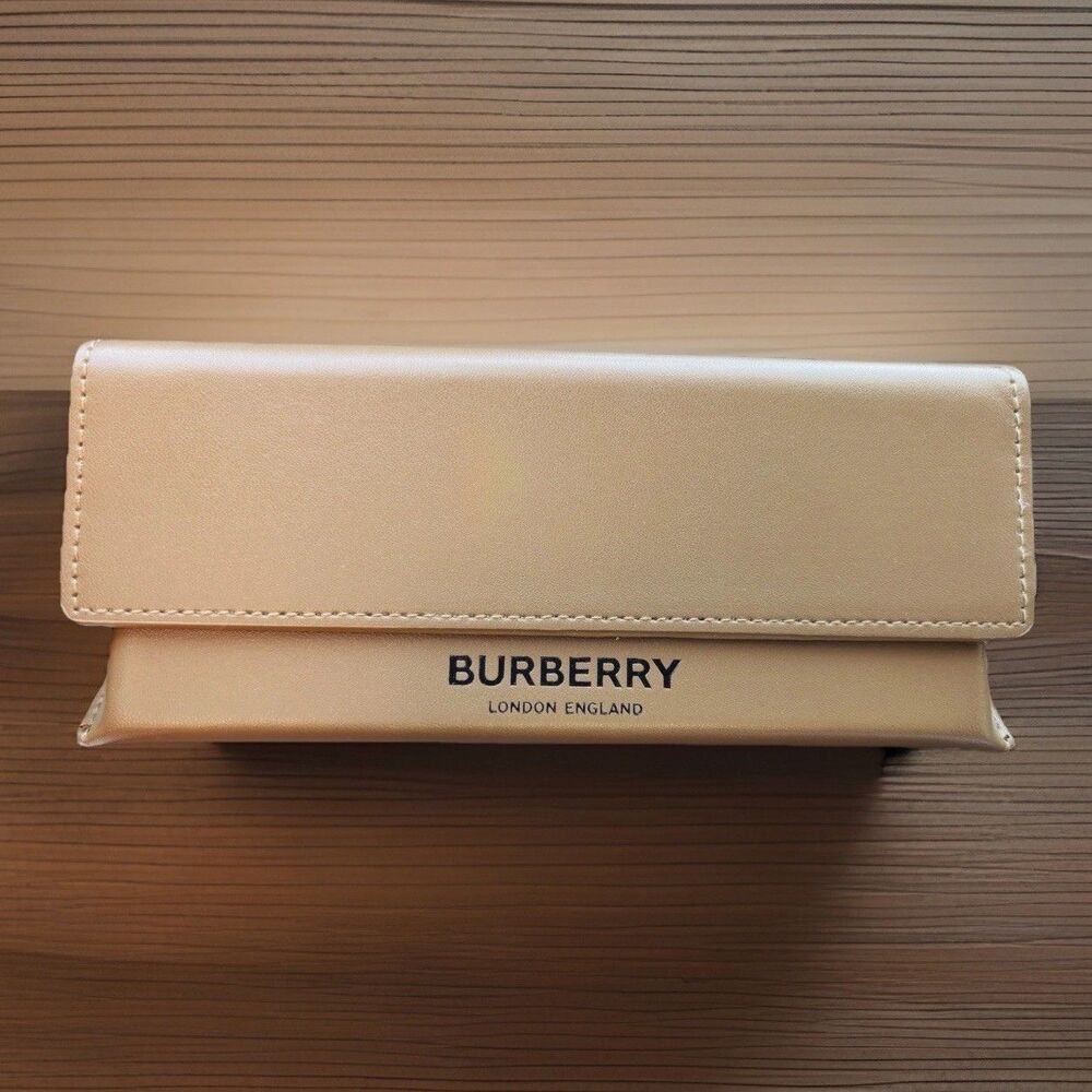 Burberry Tan Eyeglass Cases Lot of 2 London England Sunglasses Glasses Case
